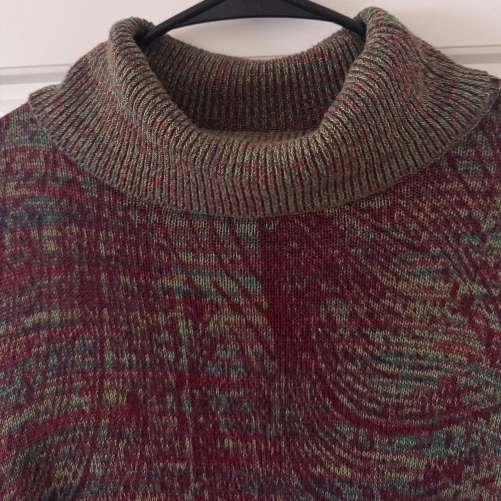 Soft Surroundings sz XL Womens Turtleneck Pulover Sweater Tunic Earthy Cozy Fall